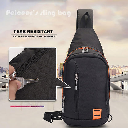 Small Sling Backpack Waterproof Unisex Shoulder Bag Chest Crossbody Daypack