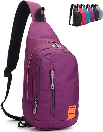 Small Sling Backpack Waterproof Unisex Shoulder Bag Chest Crossbody Daypack
