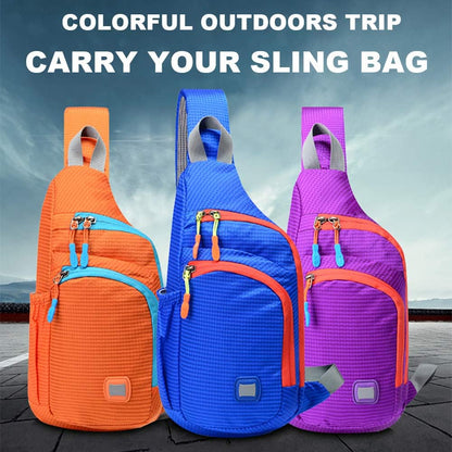 Small Sling Backpack Waterproof Unisex Shoulder Bag Chest Crossbody Daypack