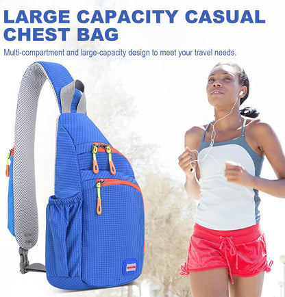 Small Sling Backpack Waterproof Unisex Shoulder Bag Chest Crossbody Daypack