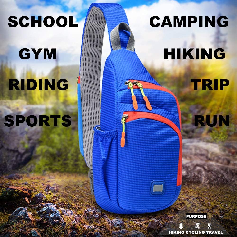Small Sling Backpack Waterproof Unisex Shoulder Bag Chest Crossbody Daypack