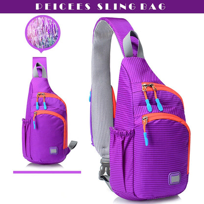 Small Sling Backpack Waterproof Unisex Shoulder Bag Chest Crossbody Daypack