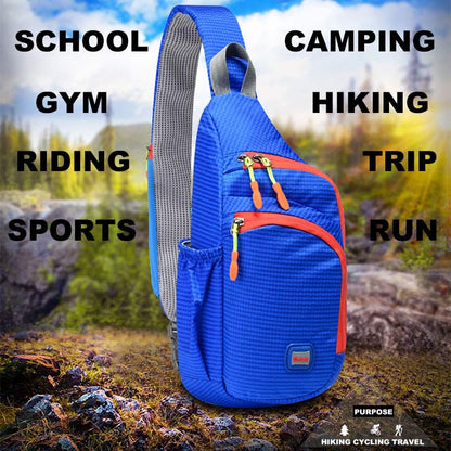 Small Sling Backpack Waterproof Unisex Shoulder Bag Chest Crossbody Daypack