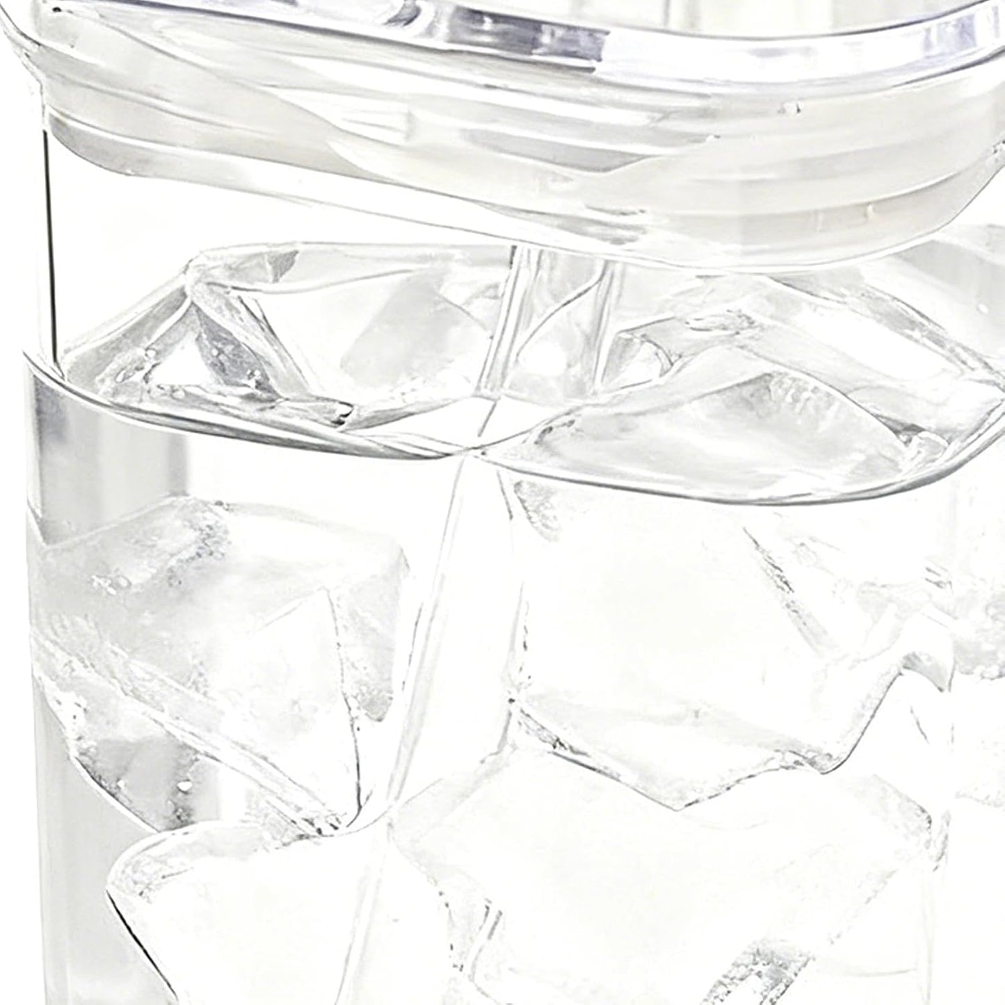 Square Drinking Glasses Square Drinking Glassware with Lid and Straws | Transparent Beverage Cup for Coffee Tea Juice Desk Kitchen Office Travel Home Party Bedroom