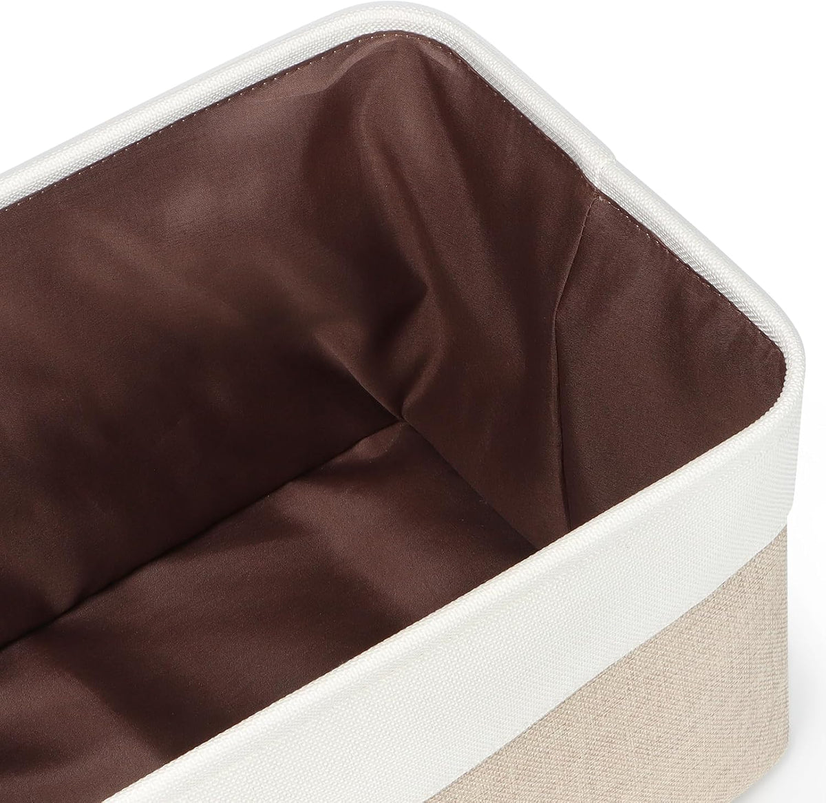 Fabric Storage Bins for Shelves, Rectangle Storage Basket, 3 Pack