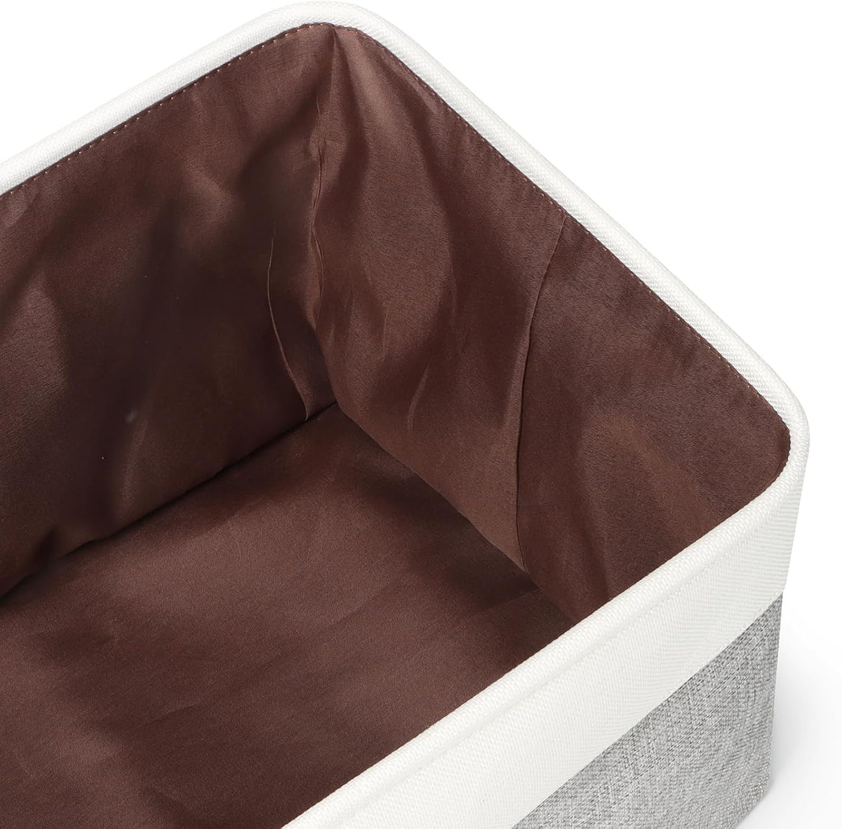 Fabric Storage Bins for Shelves, Rectangle Storage Basket, 3 Pack