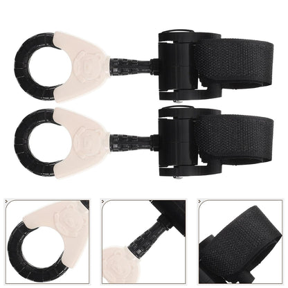 2pcs Front Mounted Universal Hook for Bag and Package Carrying