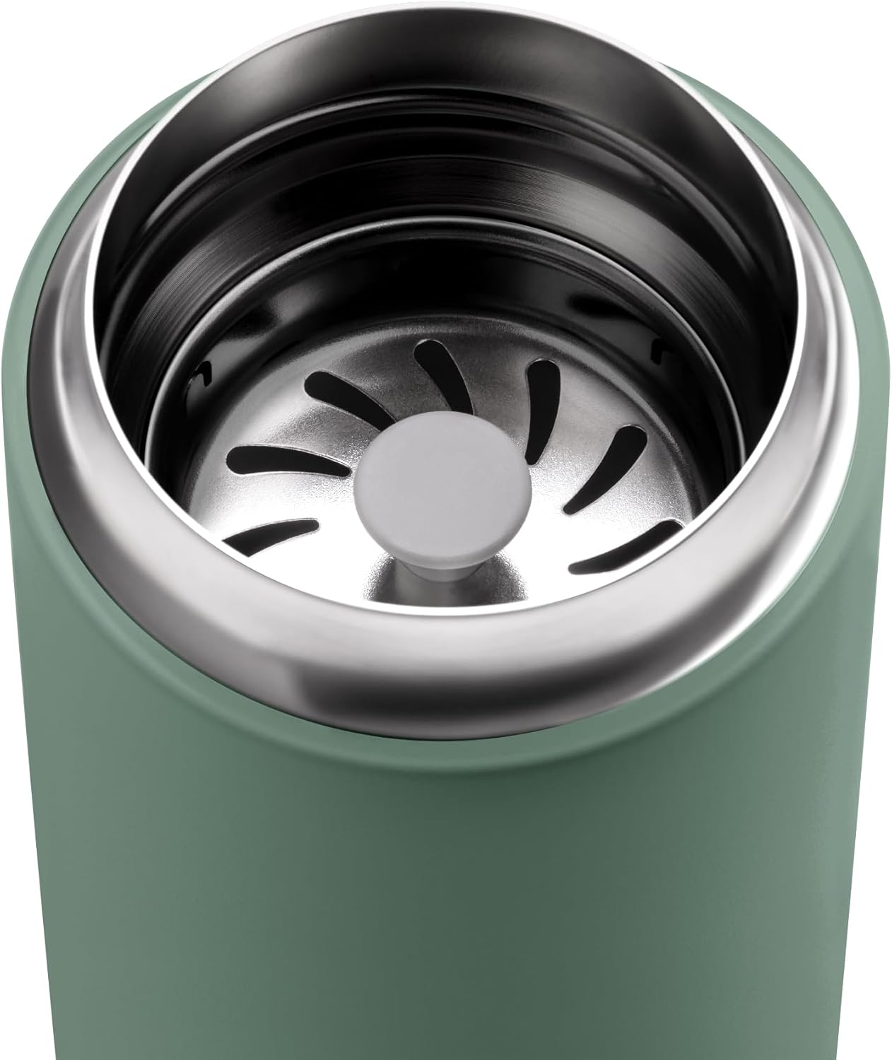 Carter Move Ceramic Lined Travel Coffee Mug 16 oz - Leak-Proof Lid | No Metallic Taste, Dishwasher Safe, Hot 12Hr Cold 24Hr, Stainless Steel Tumbler, BPA-Free, Fits Cup Holders, Sporty Green