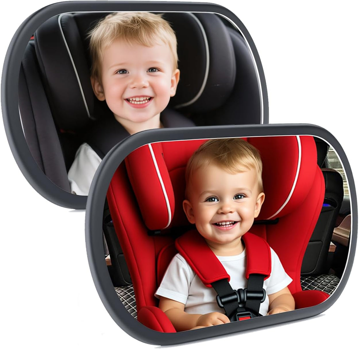 Baby Car Mirror for Rear Facing Seat,Black