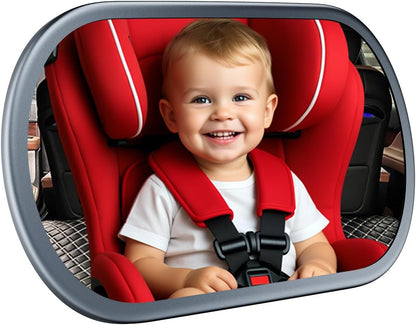 Baby Car Mirror for Rear Facing Seat,Black