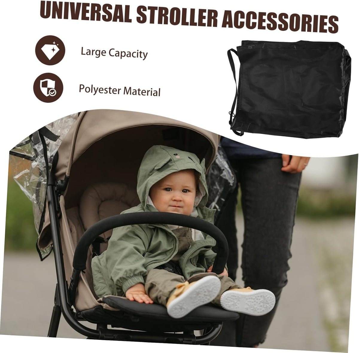 Stroller for Airplane Gate Check Storage for Strollers Fits Large Single Double Models Includes Shoulder Straps