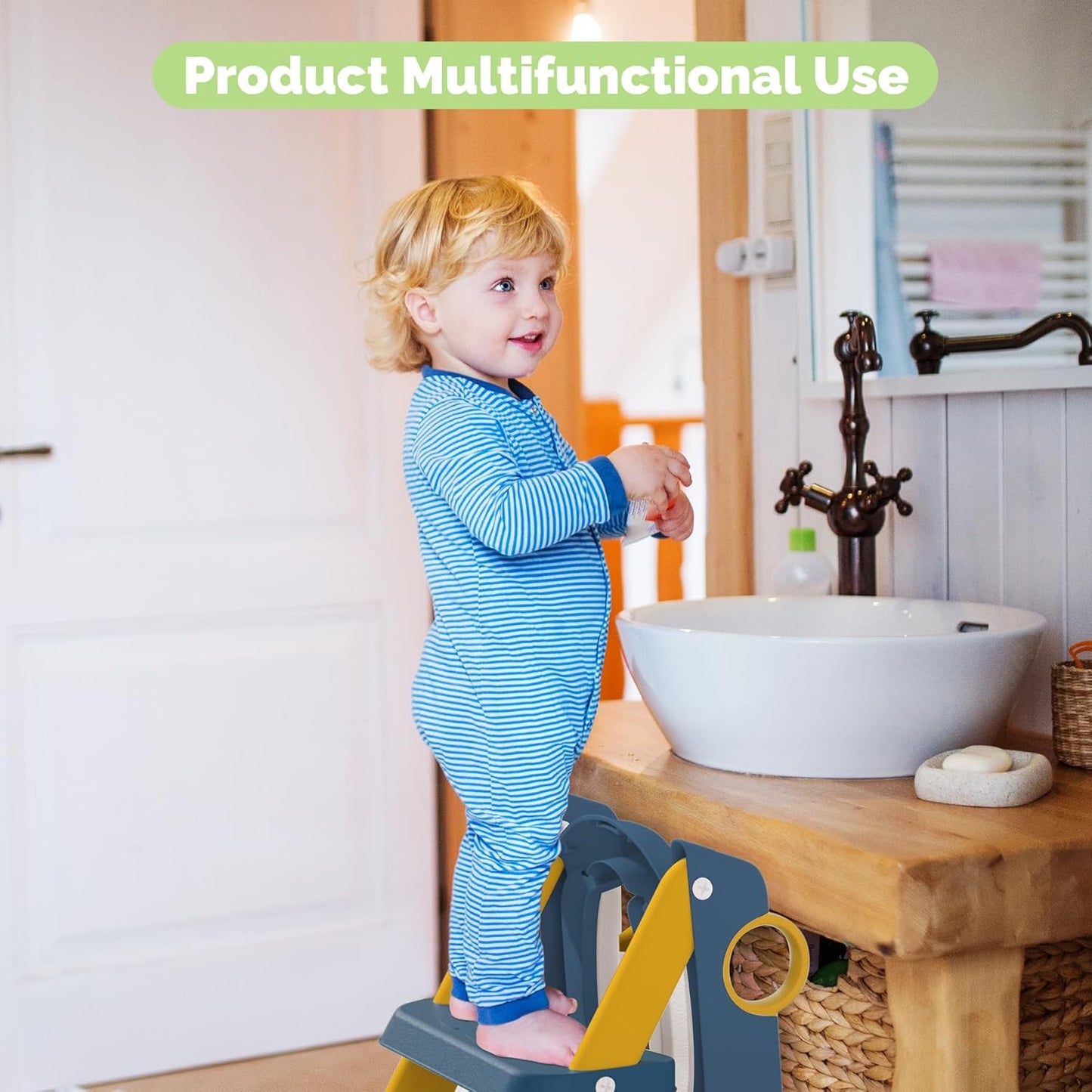 Training Toilet Ladder, Multi-Use, Convenient and Suitable for Most Situations，Girls, Boys