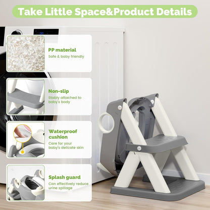 Training Toilet Ladder, Multi-Use, Convenient and Suitable for Most Situations，Girls, Boys