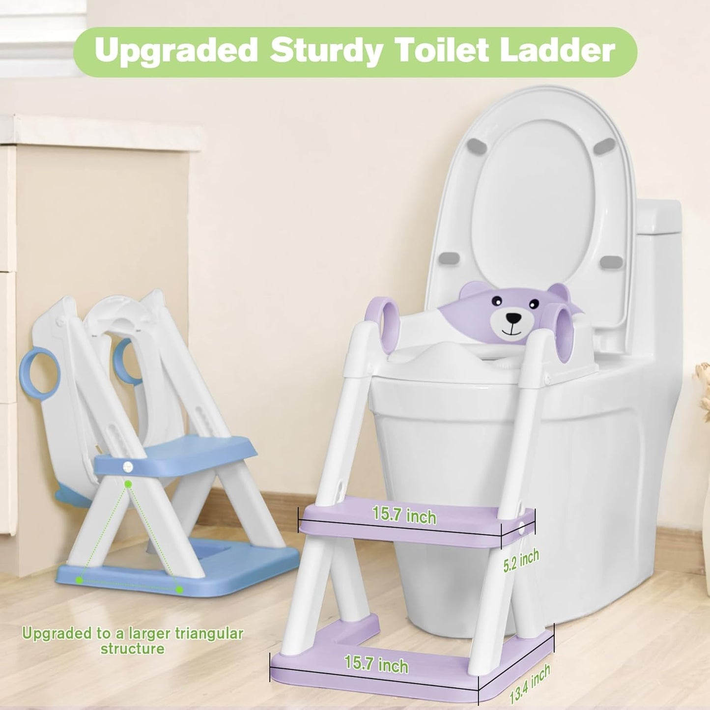Training Toilet Ladder, Multi-Use, Convenient and Suitable for Most Situations，Girls, Boys