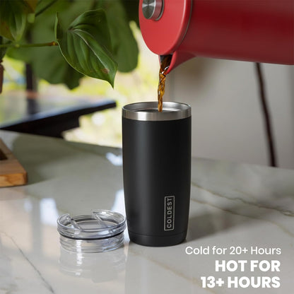 Coffee Tumbler Cups - 100% Spill Proof Tumbler - Stainless Steel Double Insulated - Leakproof Tumblers for Women & Men - Cup Holder Friendly and Easy to Clean (The Persian, 20 oz)