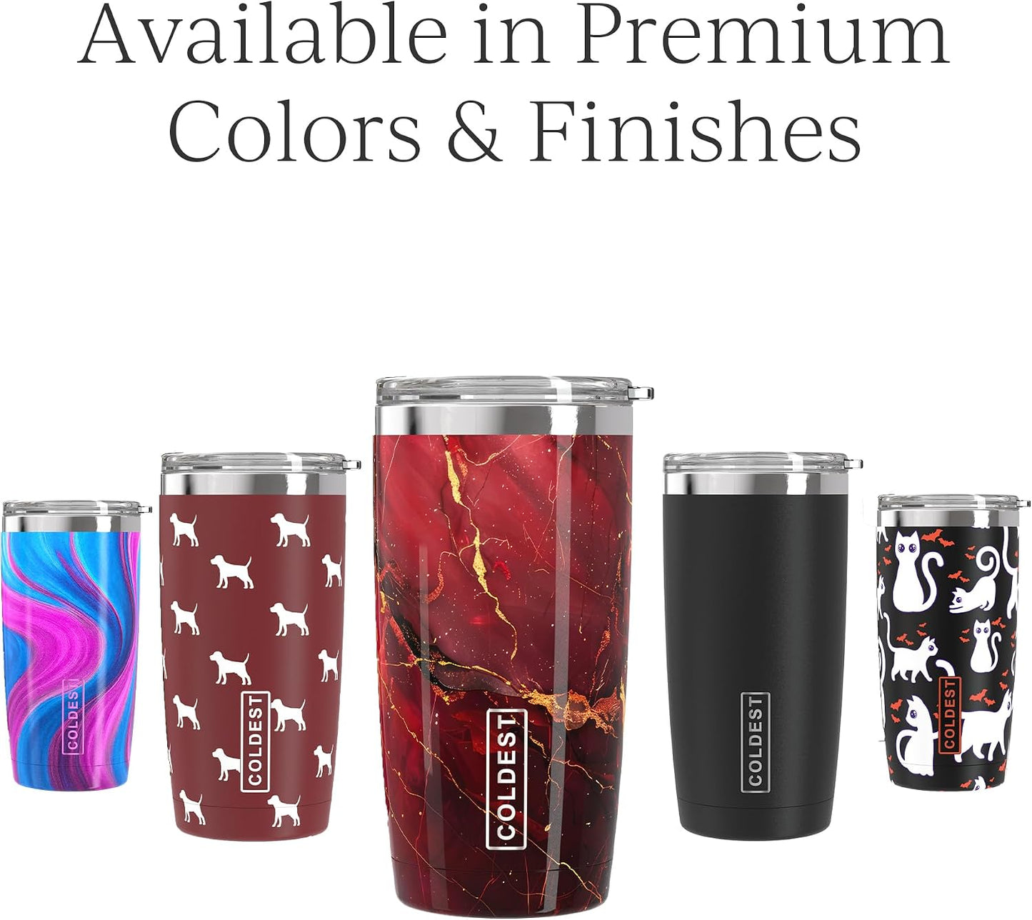 Coffee Tumbler Cups - 100% Spill Proof Tumbler - Stainless Steel Double Insulated - Leakproof Tumblers for Women & Men - Cup Holder Friendly and Easy to Clean (The Persian, 20 oz)