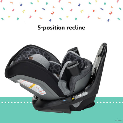 Baby Turn and Go 360 Rotating All-in-One Convertible Car Seat, Vintage Mickey Mouse