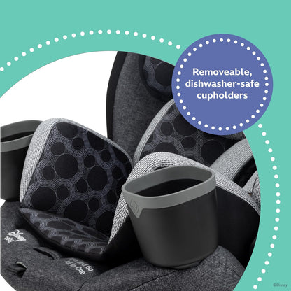 Baby Turn and Go 360 Rotating All-in-One Convertible Car Seat, Vintage Mickey Mouse