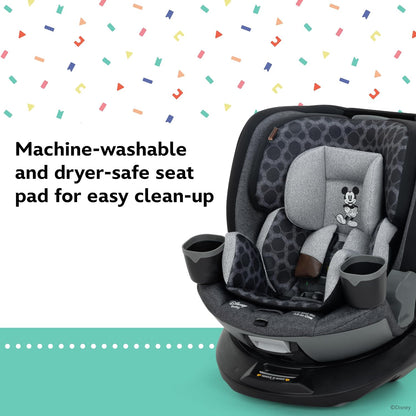 Baby Turn and Go 360 Rotating All-in-One Convertible Car Seat, Vintage Mickey Mouse