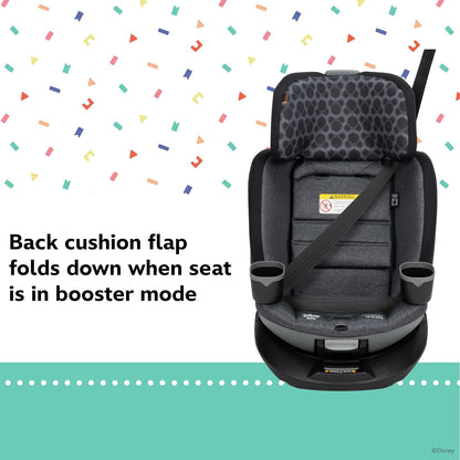 Baby Turn and Go 360 Rotating All-in-One Convertible Car Seat, Vintage Mickey Mouse