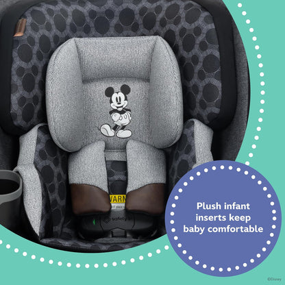 Baby Turn and Go 360 Rotating All-in-One Convertible Car Seat, Vintage Mickey Mouse