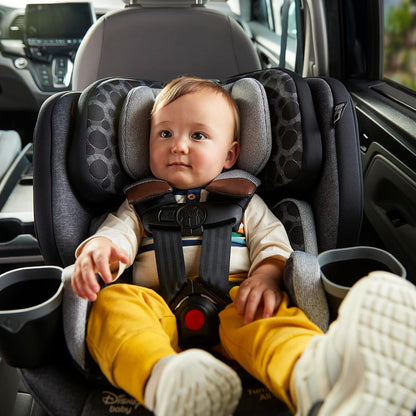Baby Turn and Go 360 Rotating All-in-One Convertible Car Seat, Vintage Mickey Mouse