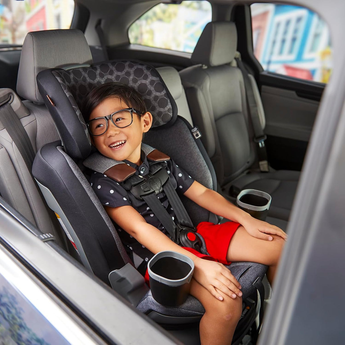 Baby Turn and Go 360 Rotating All-in-One Convertible Car Seat, Vintage Mickey Mouse
