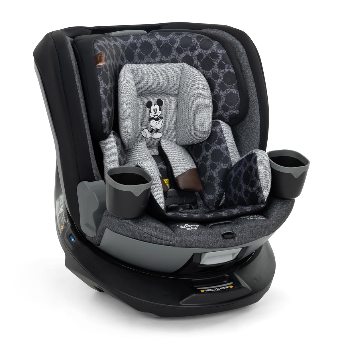 Baby Turn and Go 360 Rotating All-in-One Convertible Car Seat, Vintage Mickey Mouse