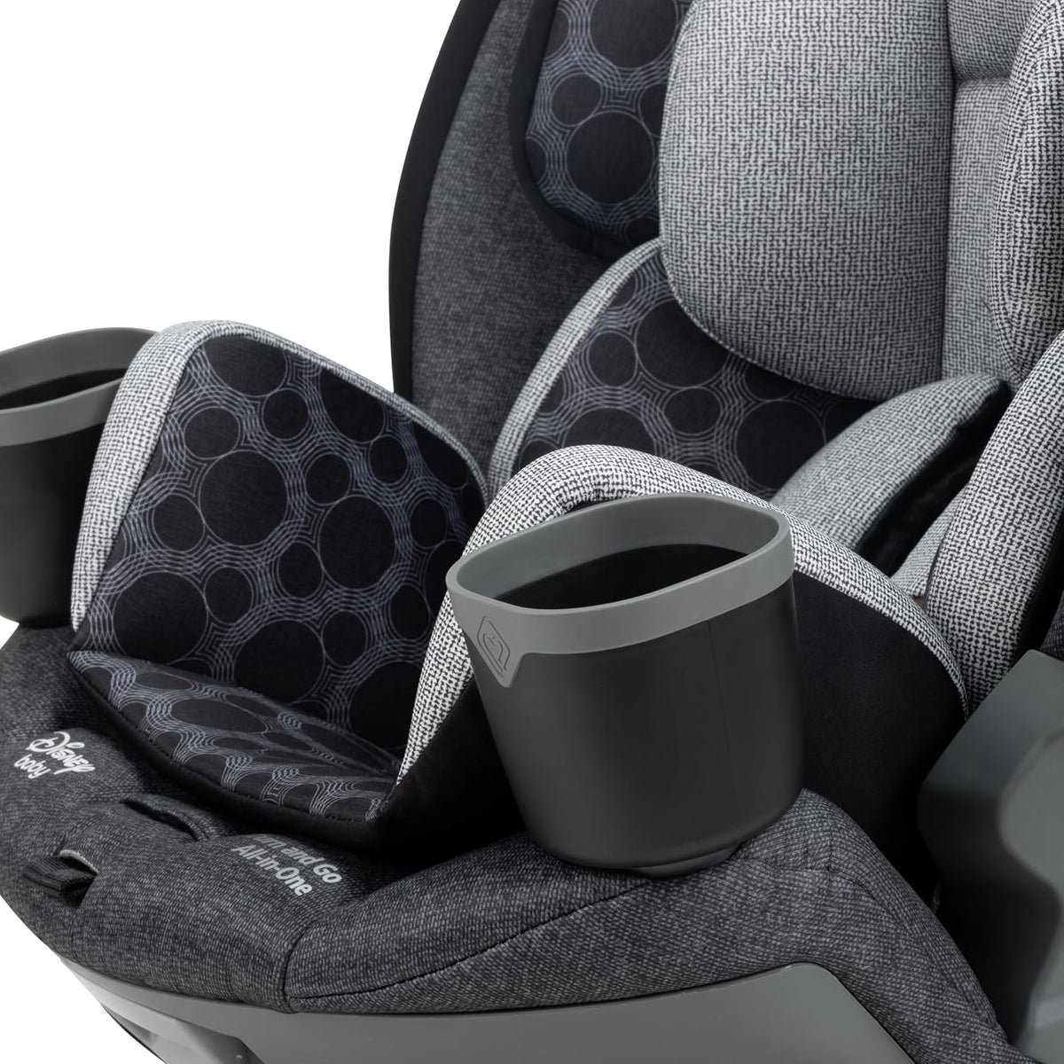 Baby Turn and Go 360 Rotating All-in-One Convertible Car Seat, Vintage Mickey Mouse