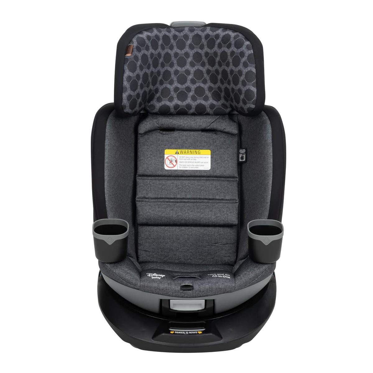 Baby Turn and Go 360 Rotating All-in-One Convertible Car Seat, Vintage Mickey Mouse