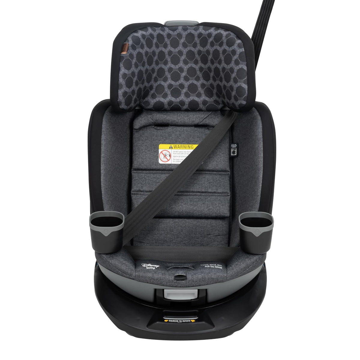 Baby Turn and Go 360 Rotating All-in-One Convertible Car Seat, Vintage Mickey Mouse
