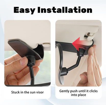 Car Mirror for Baby,360° Adjustable HD Rear View Mirrors Provides a Wide Field of Vision & Observation of the Rear Seat, Auto Convex Mirrors Baby Mirror for Car, Universal Fit (Clip)