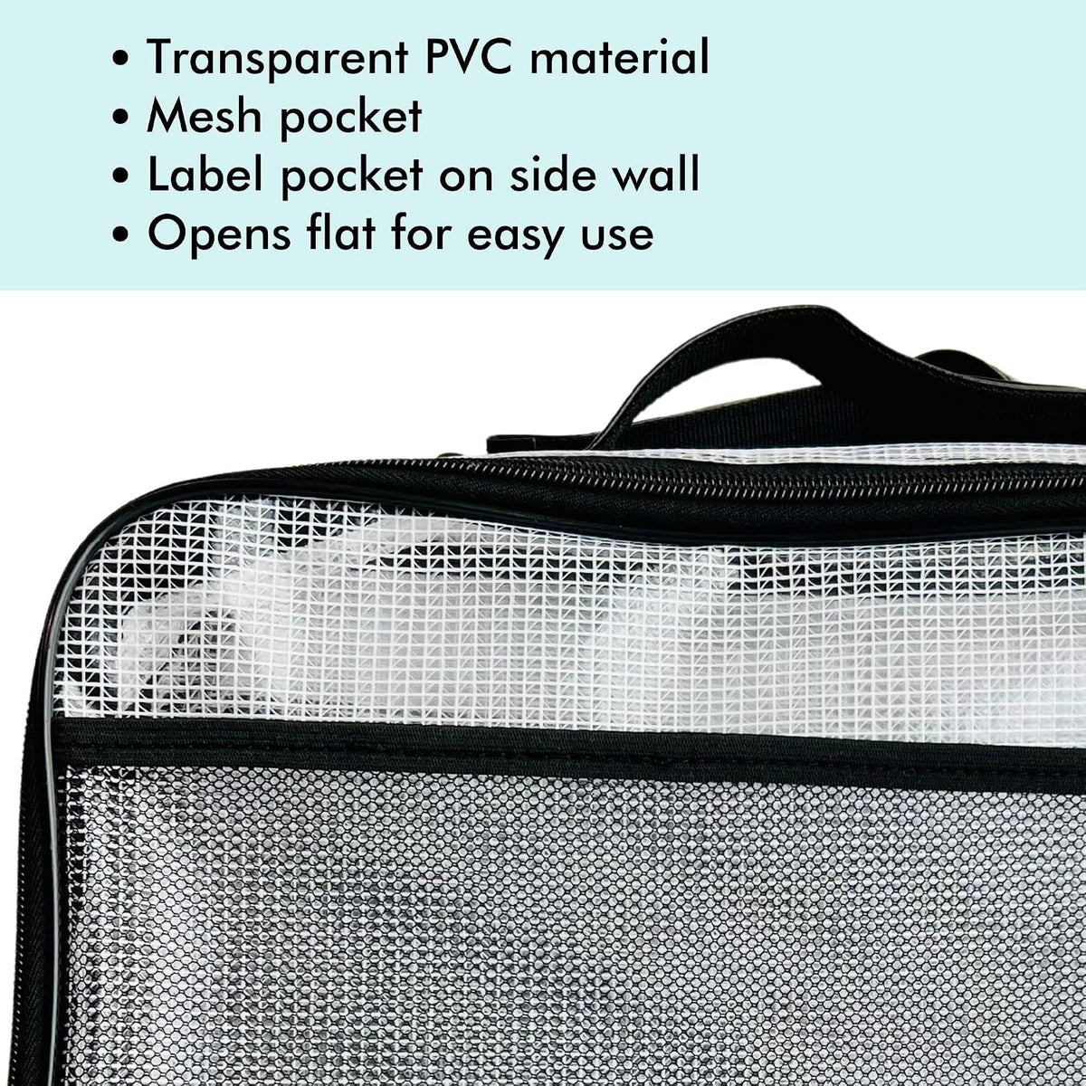 4PC Large Mesh Storage Bag for Board Games, Puzzles, Toys, Supplies, Zippered Bags for Organization Compatible with Legos and Doll Storage (4pc Mesh Bags)