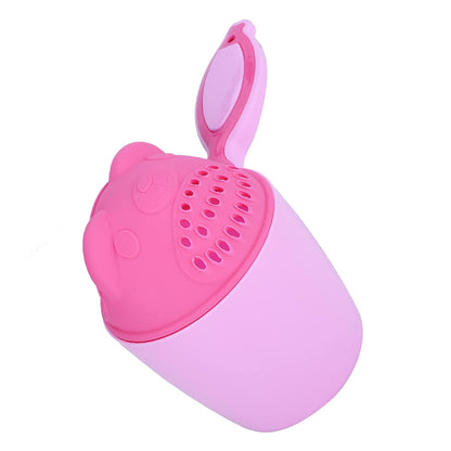 BRRNOO Baby Bath Cup, Shower Cup Bath Detachable Waterfall Baby Rinse Shampoo Multifunction Cute Washing Rinse (Green)