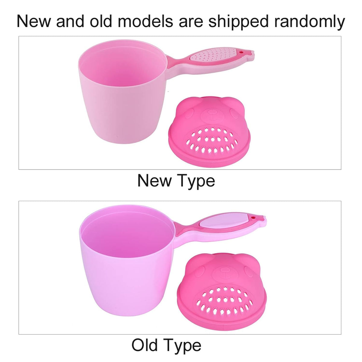 BRRNOO Baby Bath Cup, Shower Cup Bath Detachable Waterfall Baby Rinse Shampoo Multifunction Cute Washing Rinse (Green)