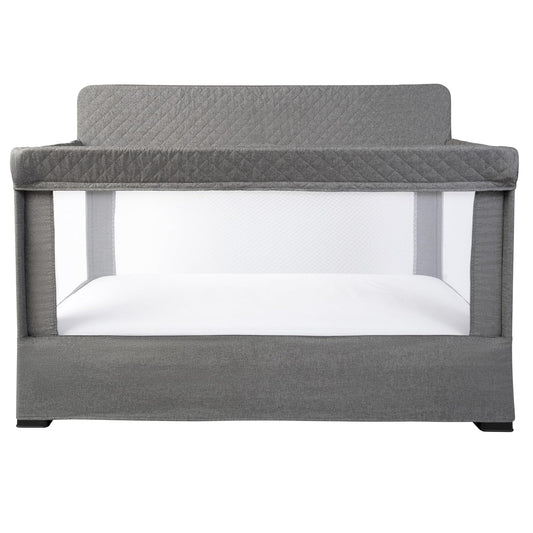 Lunaire Full Size Crib, Charcoal Tweed