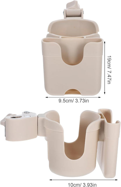 Stroller Cup Holder Phone Mount Bottle Organizer Rack for Bike Stroller Scooter