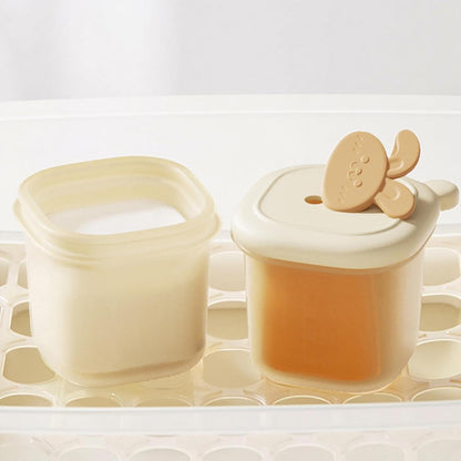 Food Storage Tray, Freezer Portion Container, Breast Milk Freezer Tray