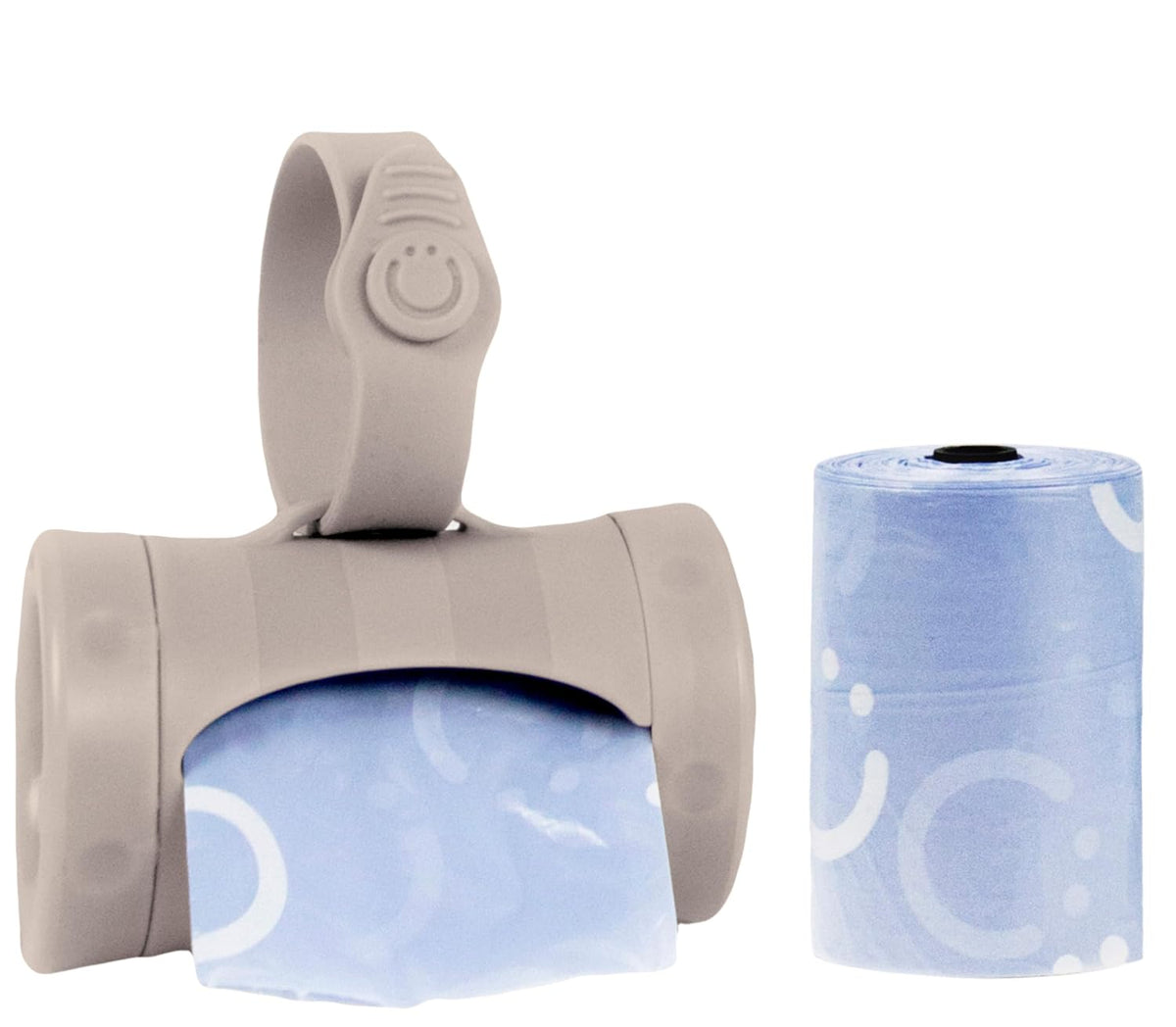 Retractable On-the-Go Diaper Bag Dispenser with 36 Lavender Scented Refill Bags for Baby Travel