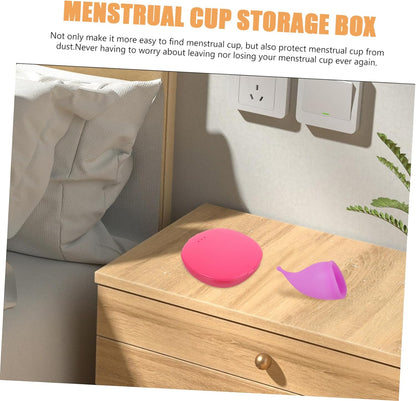 2Pcs Silicone Storage Box Portable Holder Lid Reusable Case for Travel and Outdoor Use