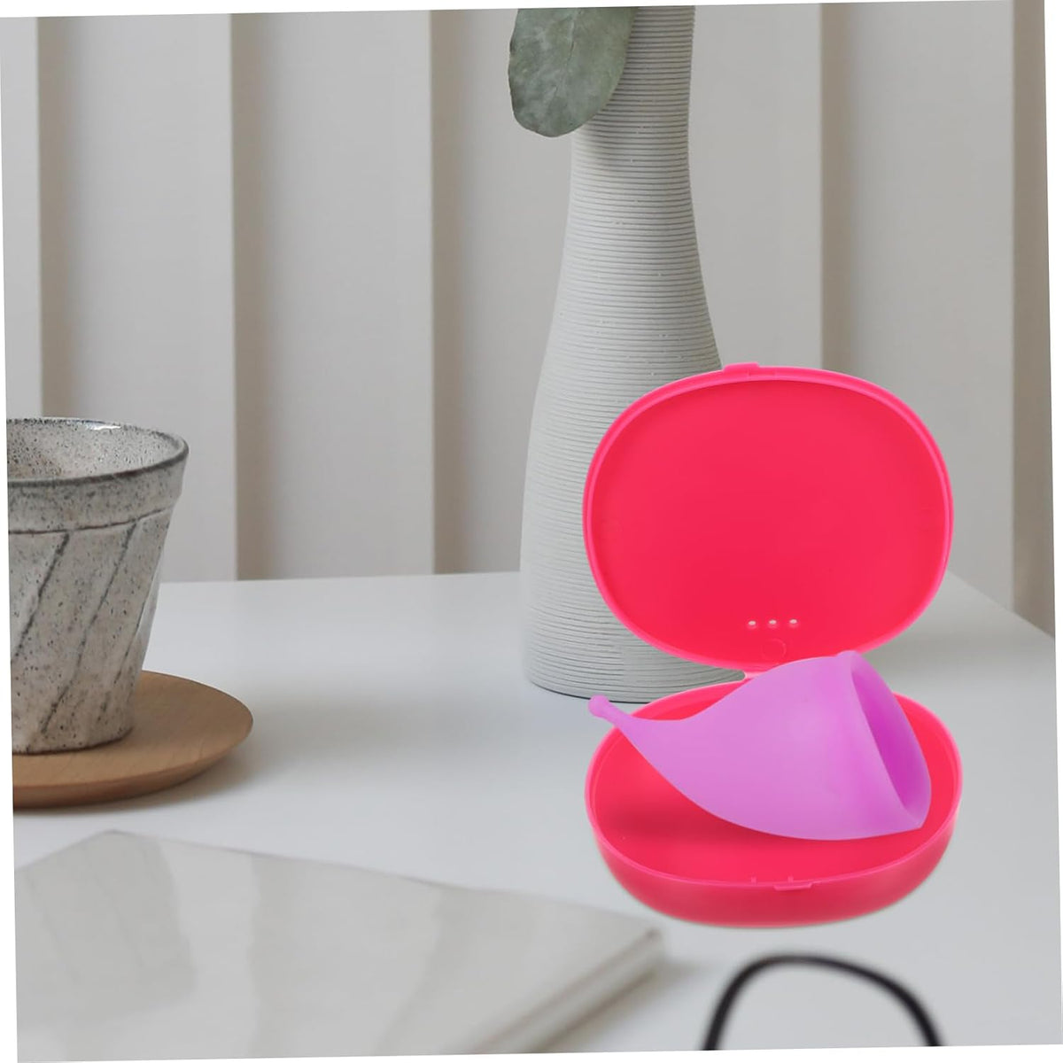 2Pcs Silicone Storage Box Portable Holder Lid Reusable Case for Travel and Outdoor Use