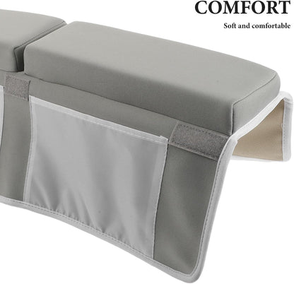 Bath Kneeler and Rest Pad Set and Little, Non-Slip Neoprene Cushion with Reliable Grip and Breathable Pockets, Comfortable Bath Kneeling Mat for Bathing Support