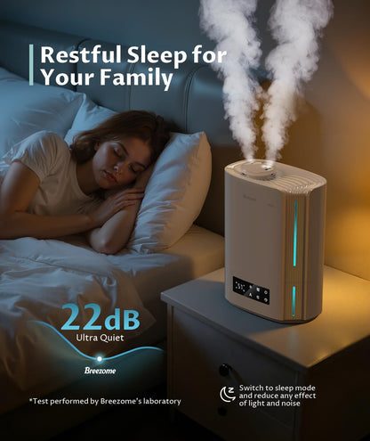 6L Humidifier for Bedroom Large Room Smart Humidistat Control