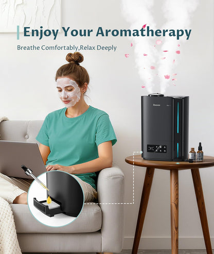 6L Humidifier for Bedroom Large Room Smart Humidistat Control