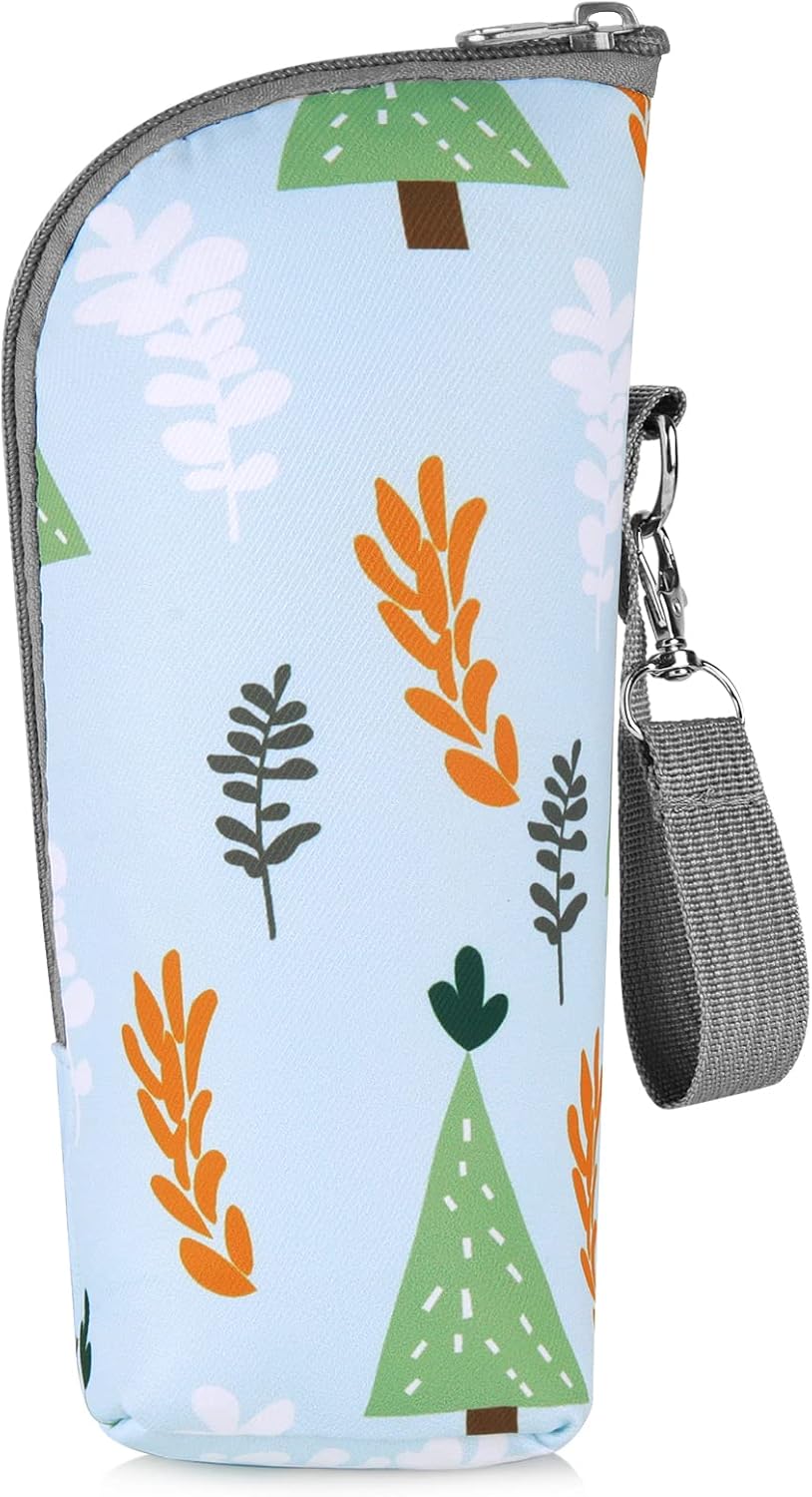 Baby Bottle Cooler Tote Bags, Insulated Breastmilk Cooler Bag, Nursing Bottle Cooler Warmer Bag for Nursing Mom Daycare Travel