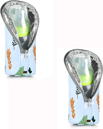 Baby Bottle Cooler Tote Bags, Insulated Breastmilk Cooler Bag, Nursing Bottle Cooler Warmer Bag for Nursing Mom Daycare Travel