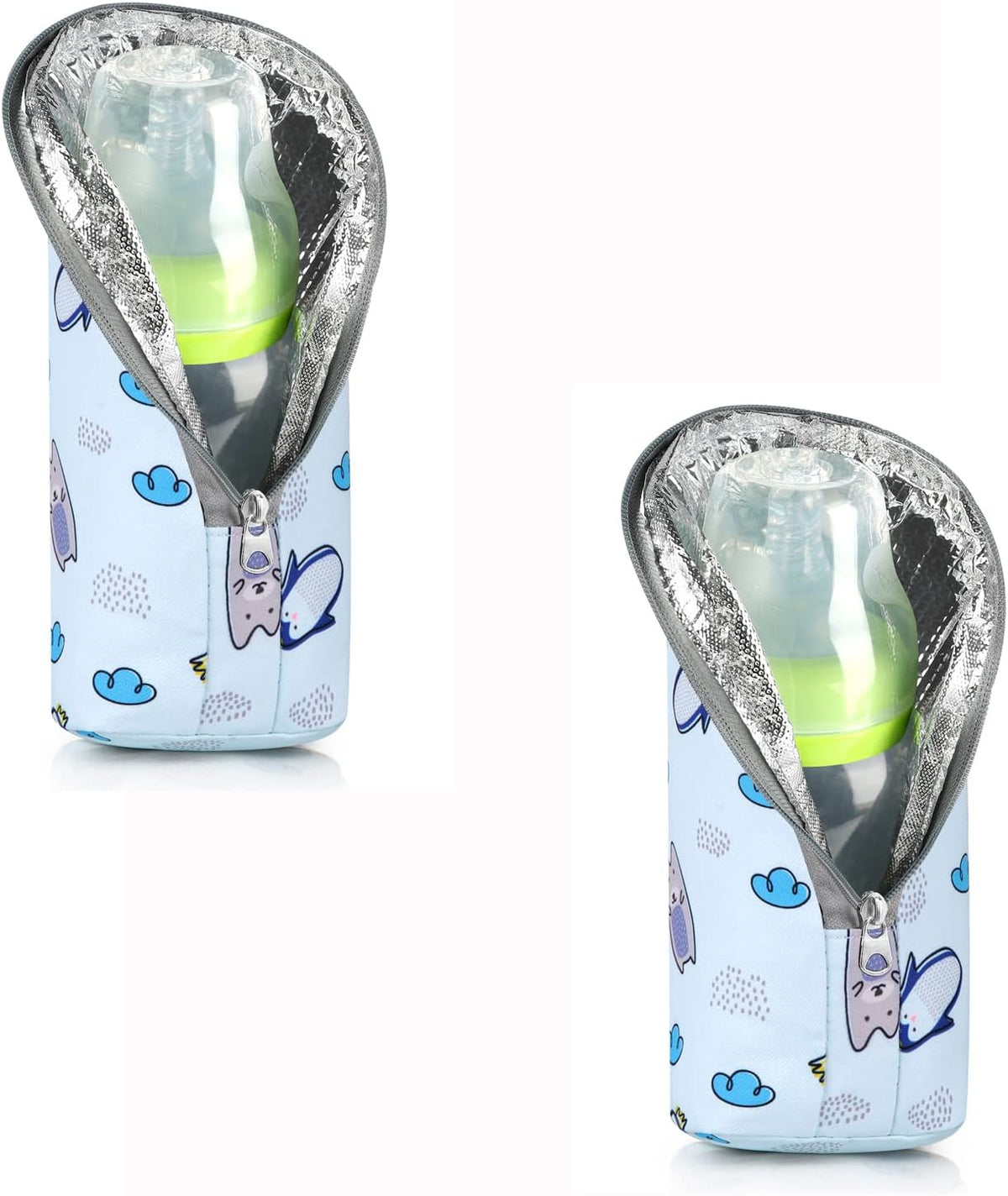Baby Bottle Cooler Tote Bags, Insulated Breastmilk Cooler Bag, Nursing Bottle Cooler Warmer Bag for Nursing Mom Daycare Travel