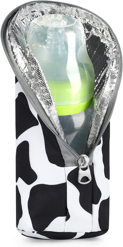 Baby Bottle Cooler Tote Bags, Insulated Breastmilk Cooler Bag, Nursing Bottle Cooler Warmer Bag for Nursing Mom Daycare Travel