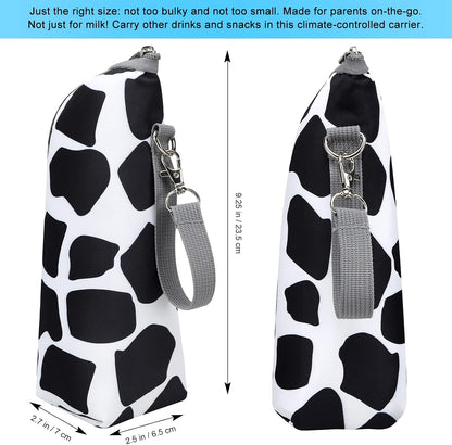 Baby Bottle Cooler Tote Bags, Insulated Breastmilk Cooler Bag, Nursing Bottle Cooler Warmer Bag for Nursing Mom Daycare Travel