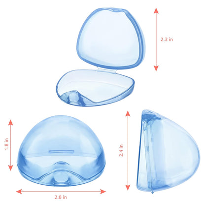 Pacifier Case, Pacifier Holder Case, Pacifier Container for Travel, BPA Free, Transparent